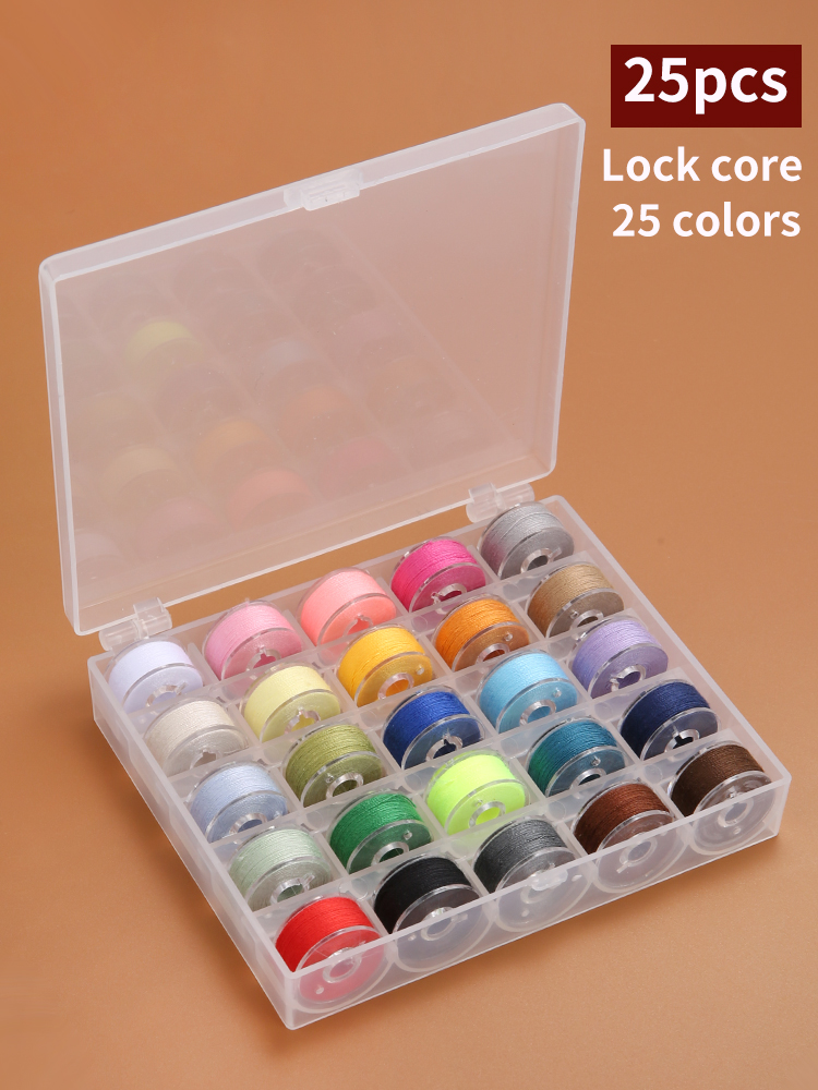 25/36 Colors Set Bobbin Thread - Embroidery Machine Computerized บทวิจารณ์และราคา