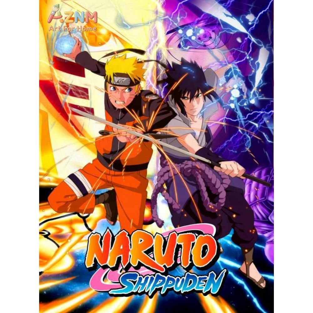 Frameless 1pc Naruto Class Sev - Embroidery Canvas บทวิจารณ์และราคา