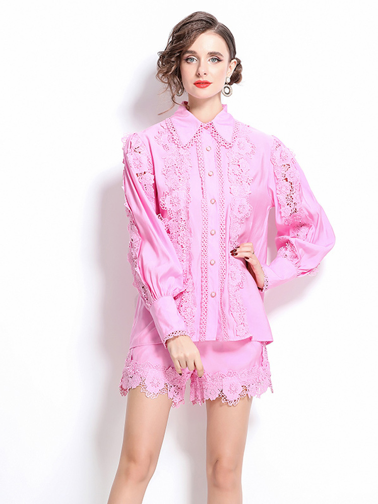 Luxury Women Lace patchwork 2  - Embroidery Blouse บทวิจารณ์และราคา