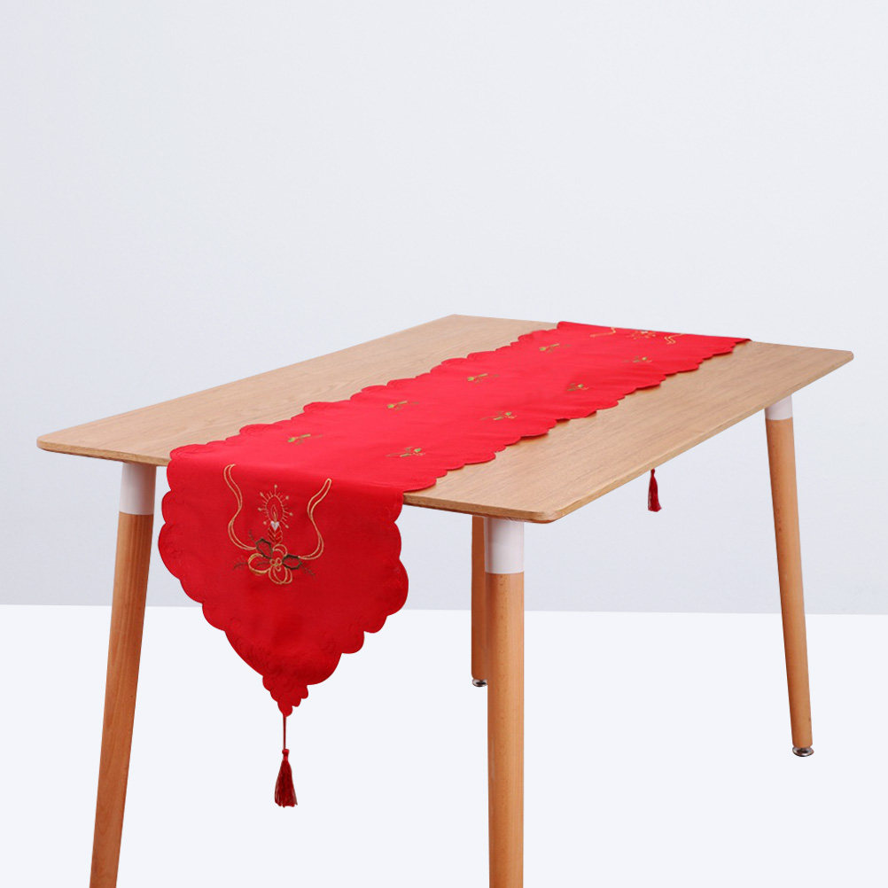 Christmas Embroidery Table Run - Embroidery Xmas Decorations บทวิจารณ์และราคา