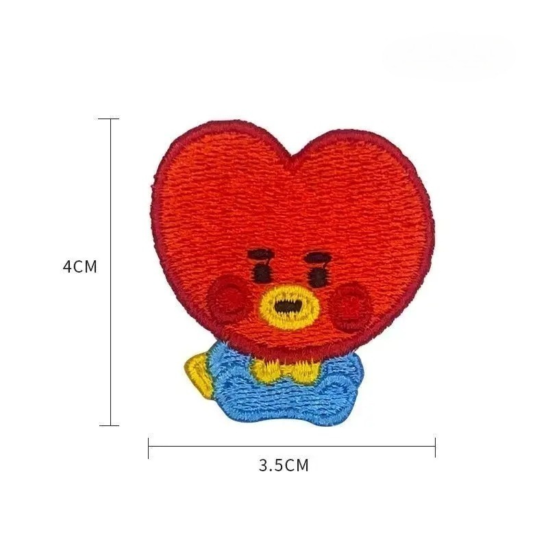 BT21 Cute Baby Embroidered Bro - Embroidery Tulle บทวิจารณ์และราคา