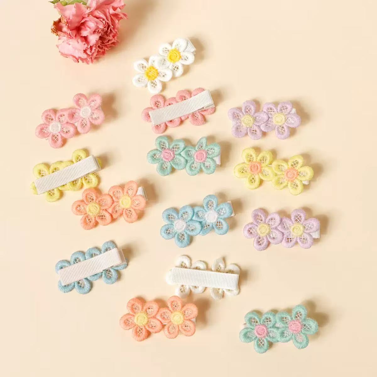 14pcs Embroidery Little Daisy  - Embroidery Daisy บทวิจารณ์และราคา
