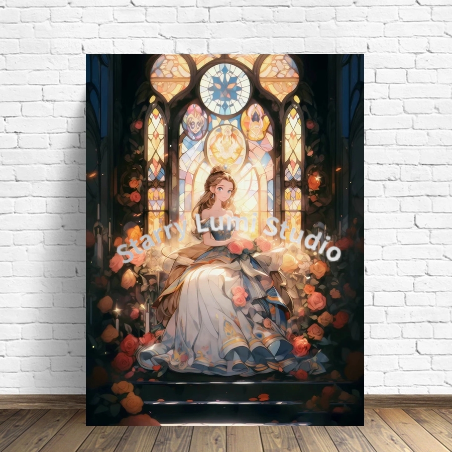 Cute Cinderella Castle 5D Full - Embroidery Daisy บทวิจารณ์และราคา