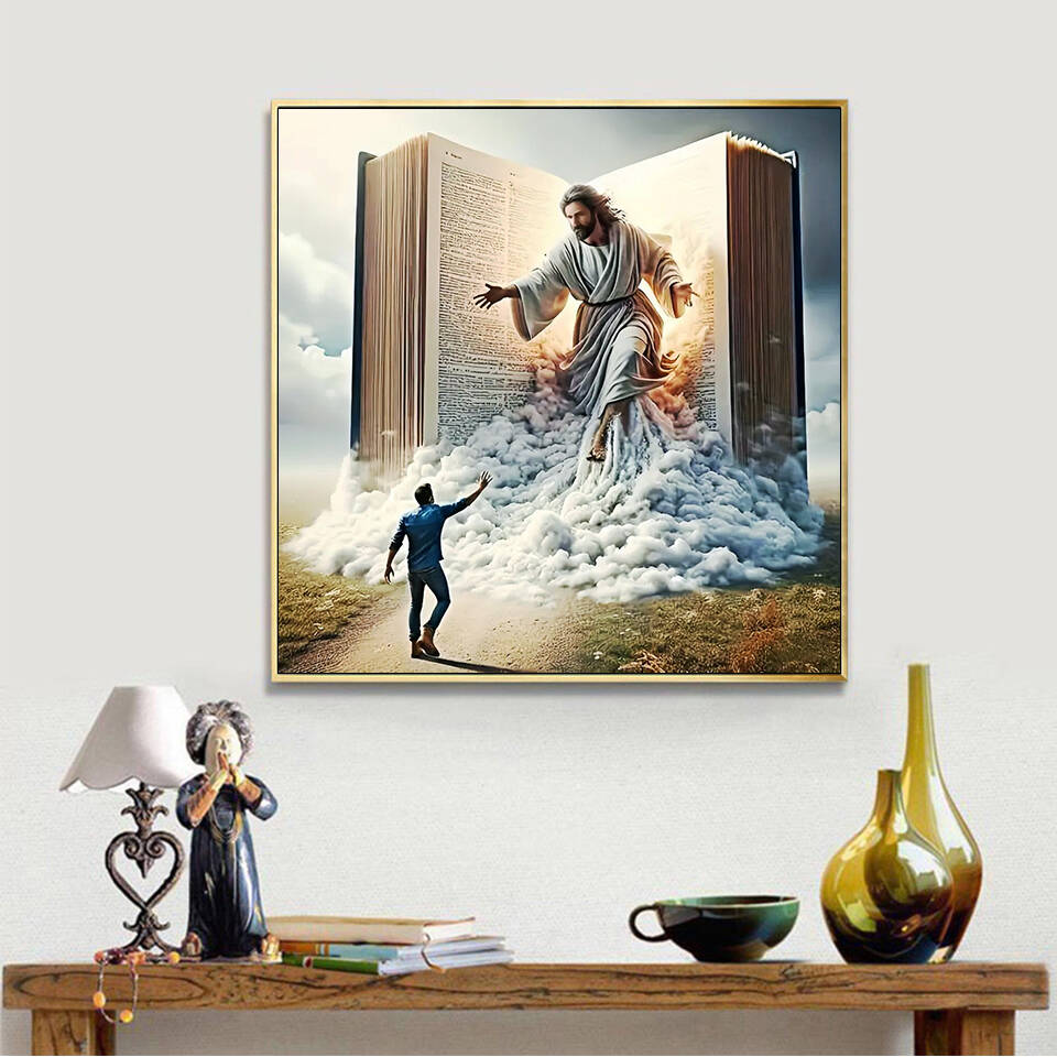 Evershine Full Square Diamond  - Embroidery Jesus บทวิจารณ์และราคา