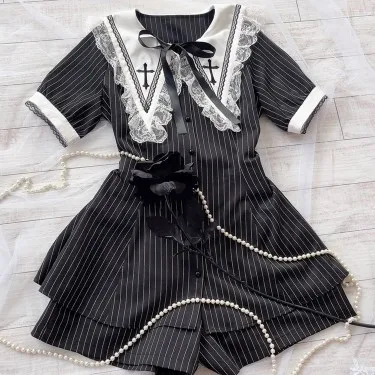 Embroidered Black Suit Mass-Pr - Embroidery Blouse บทวิจารณ์และราคา