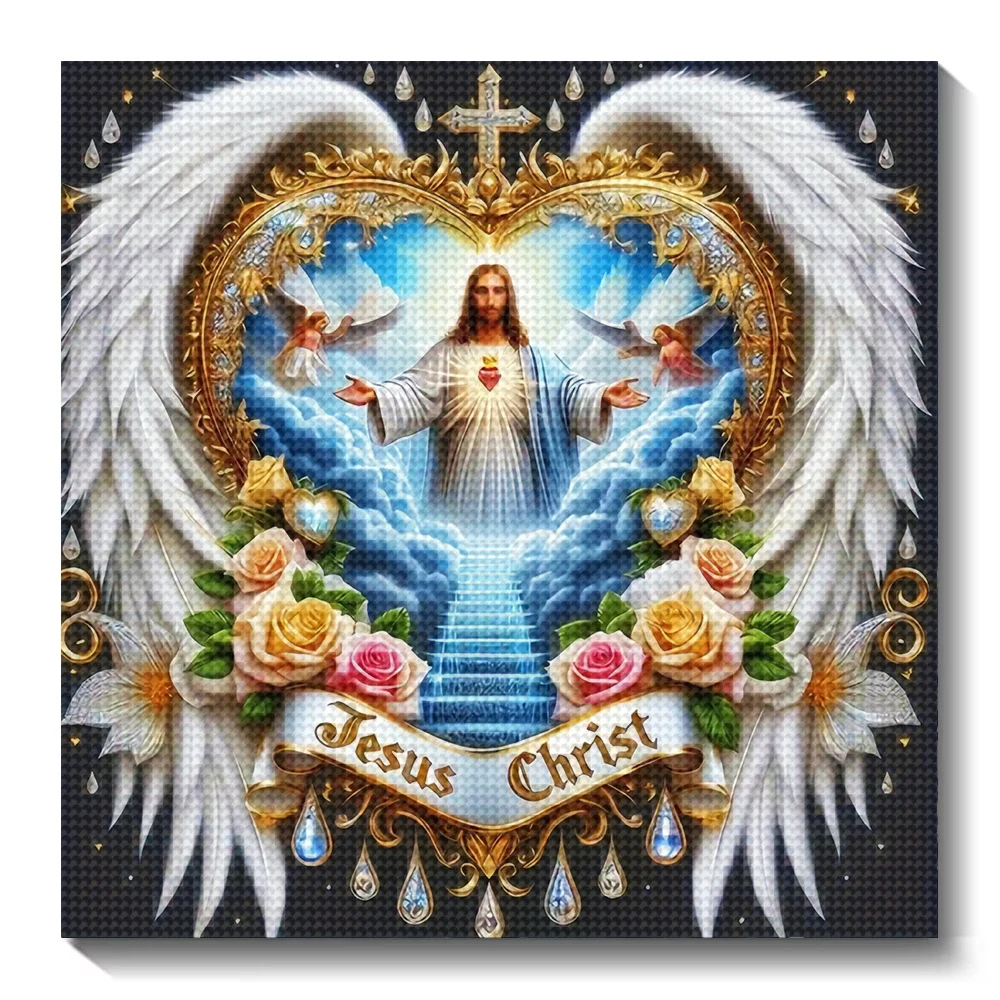 5D DIY Diamond Painting Portra - Embroidery Jesus บทวิจารณ์และราคา