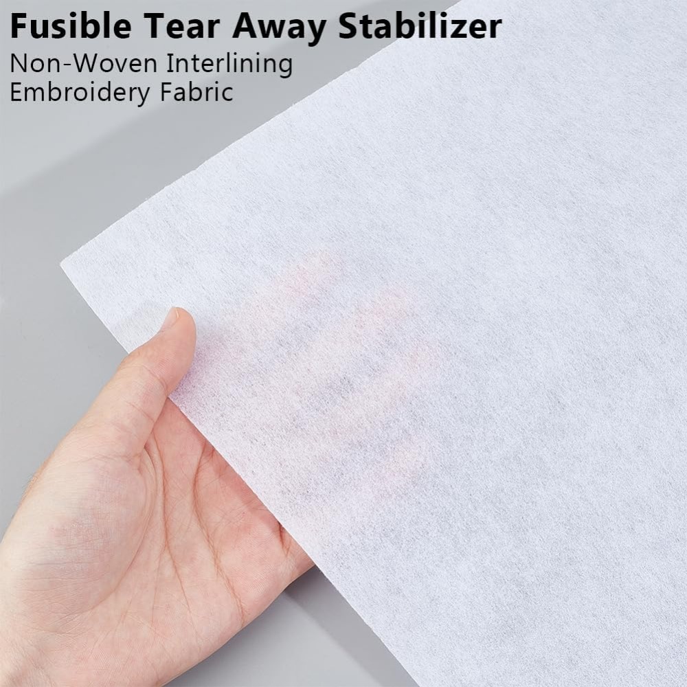White Cut Away Embroidery Stab - Embroidery Machine บทวิจารณ์และราคา