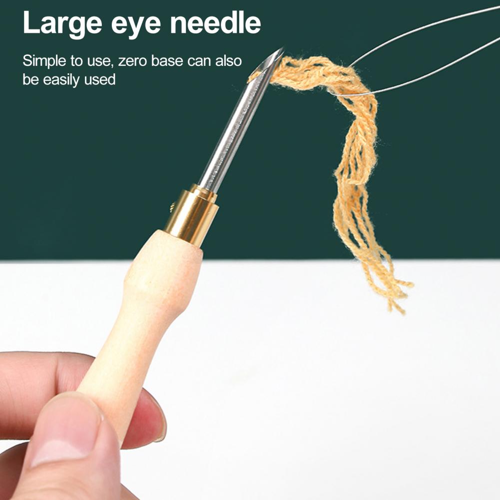 Embroidery Needle Wooden Handl - Embroidery Needles บทวิจารณ์และราคา