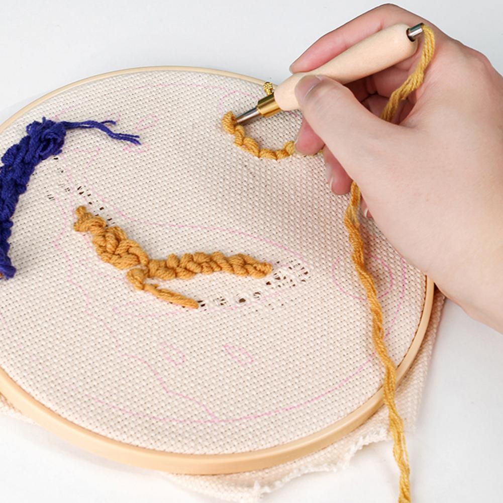 Embroidery Needle Wooden Handl - Embroidery Needles บทวิจารณ์และราคา