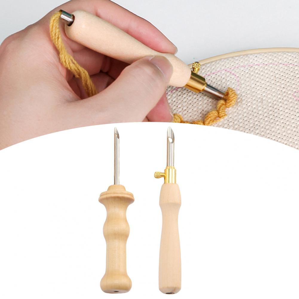 Embroidery Needle Wooden Handl - Embroidery Needles บทวิจารณ์และราคา