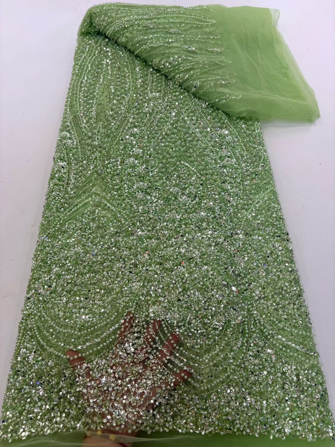 Ni Ai African Sequins Beaded G - Embroidery Ai บทวิจารณ์และราคา