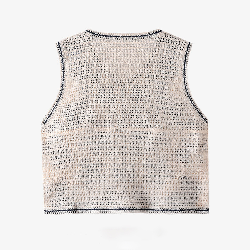Daisy Crochet Vest for Women S - Embroidery Daisy บทวิจารณ์และราคา