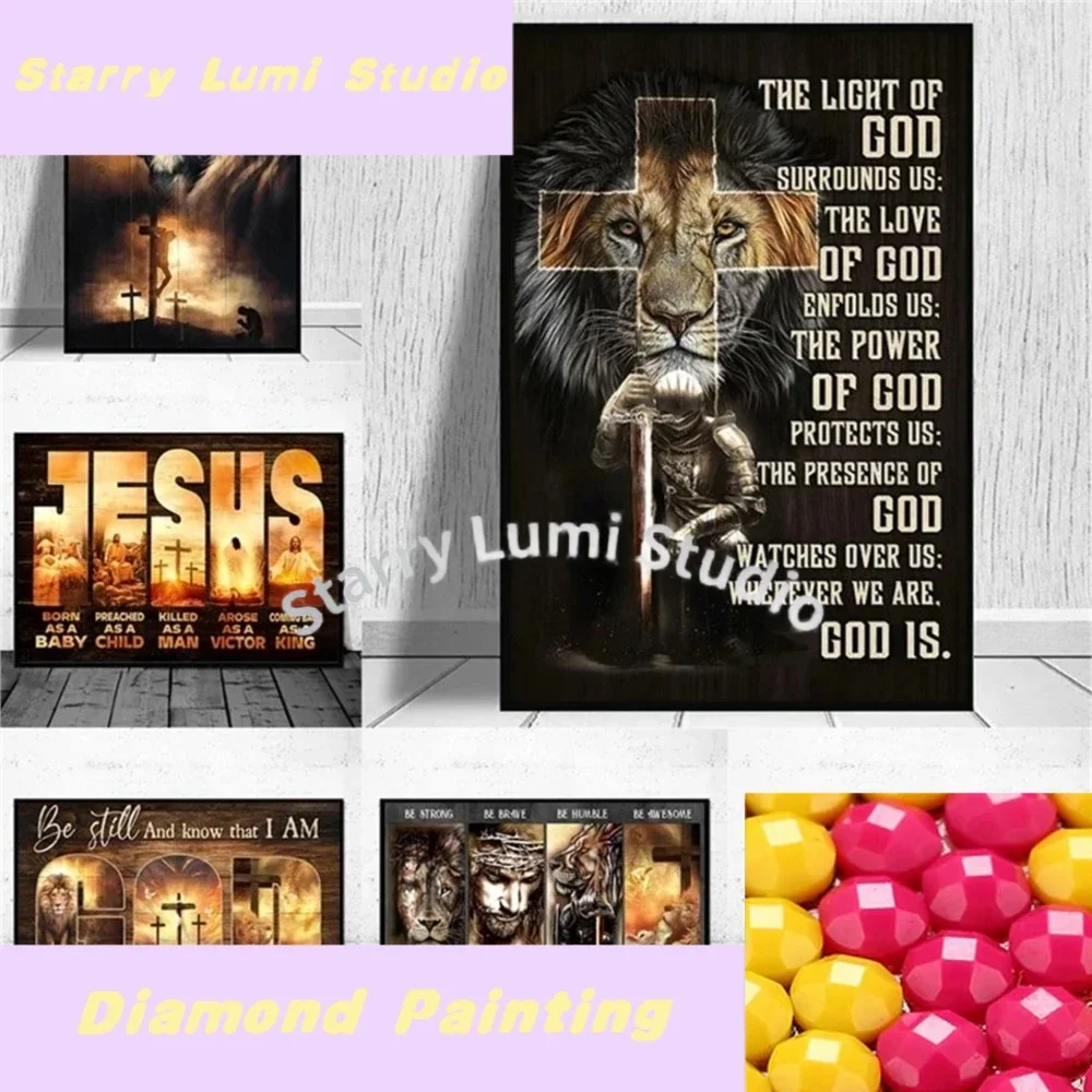 Diamond Painting Jesus Theme L - Embroidery Jesus บทวิจารณ์และราคา