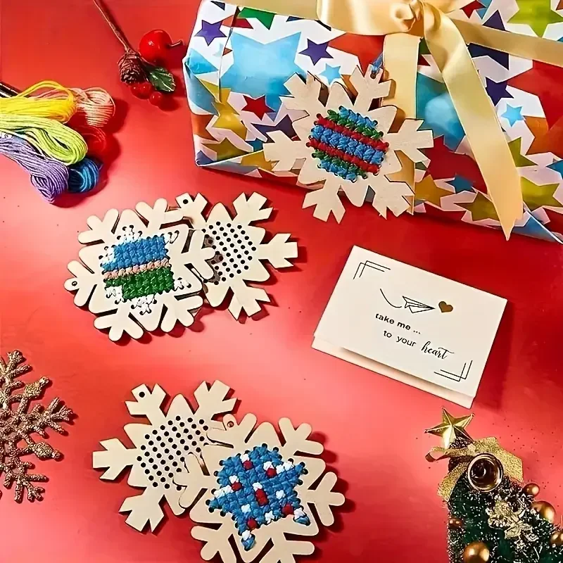 12Set Cross Stitch Hanging Pen - Embroidery Xmas Decorations บทวิจารณ์และราคา
