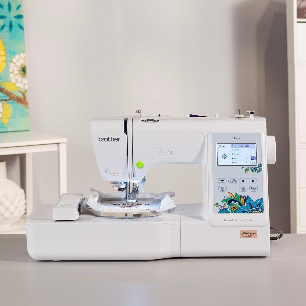 PE535 Embroidery Machine, 80 B - Embroidery Font Free บทวิจารณ์และราคา