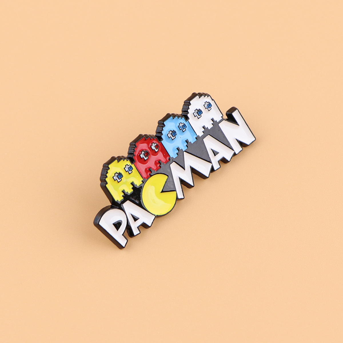Pac-Man Game Brooch Pin Badge  - Embroidery Tulle บทวิจารณ์และราคา