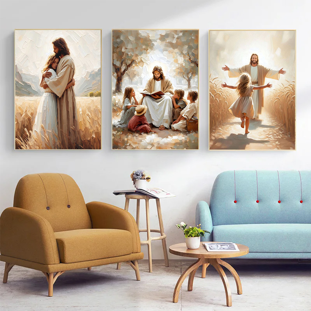 Jesus Christ Diamond Art Paint - Embroidery Jesus บทวิจารณ์และราคา