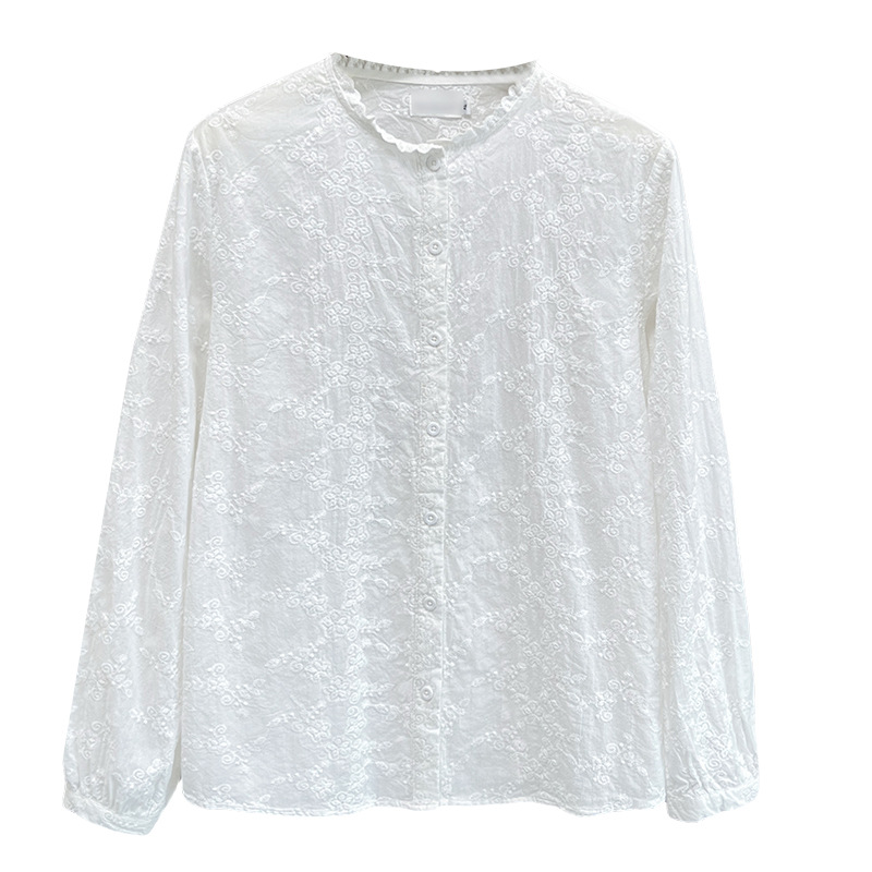 Plus Size Women's Blouses 2025 - Embroidery Blouse บทวิจารณ์และราคา
