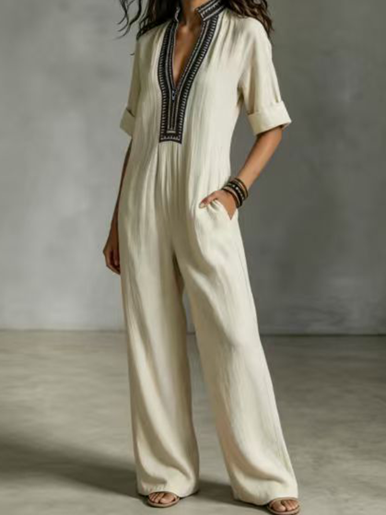 Retro Ethnic Wind Collage Embr - Embroidery Texture บทวิจารณ์และราคา