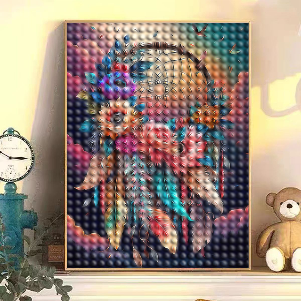 Frameless, Diamond Painting Dr - Embroidery Daisy บทวิจารณ์และราคา