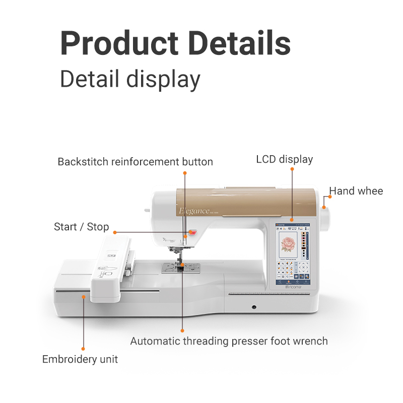 Easy Use Ricoma RSE5000 Househ - Embroidery Machine บทวิจารณ์และราคา