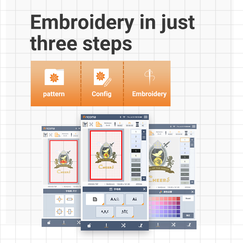 Easy Use Ricoma RSE5000 Househ - Embroidery Machine บทวิจารณ์และราคา
