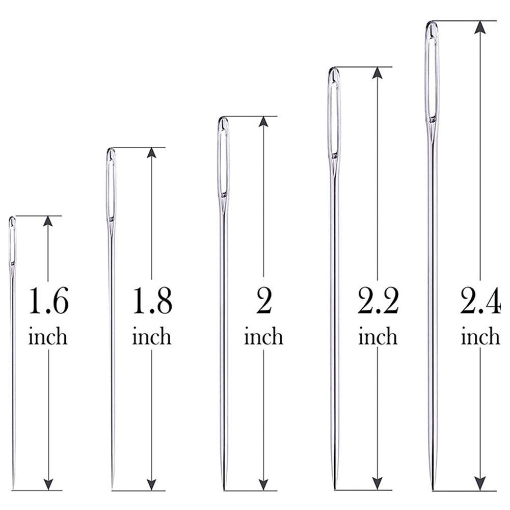 25 Pcs Large Eye Stitching Nee - Embroidery Needles บทวิจารณ์และราคา