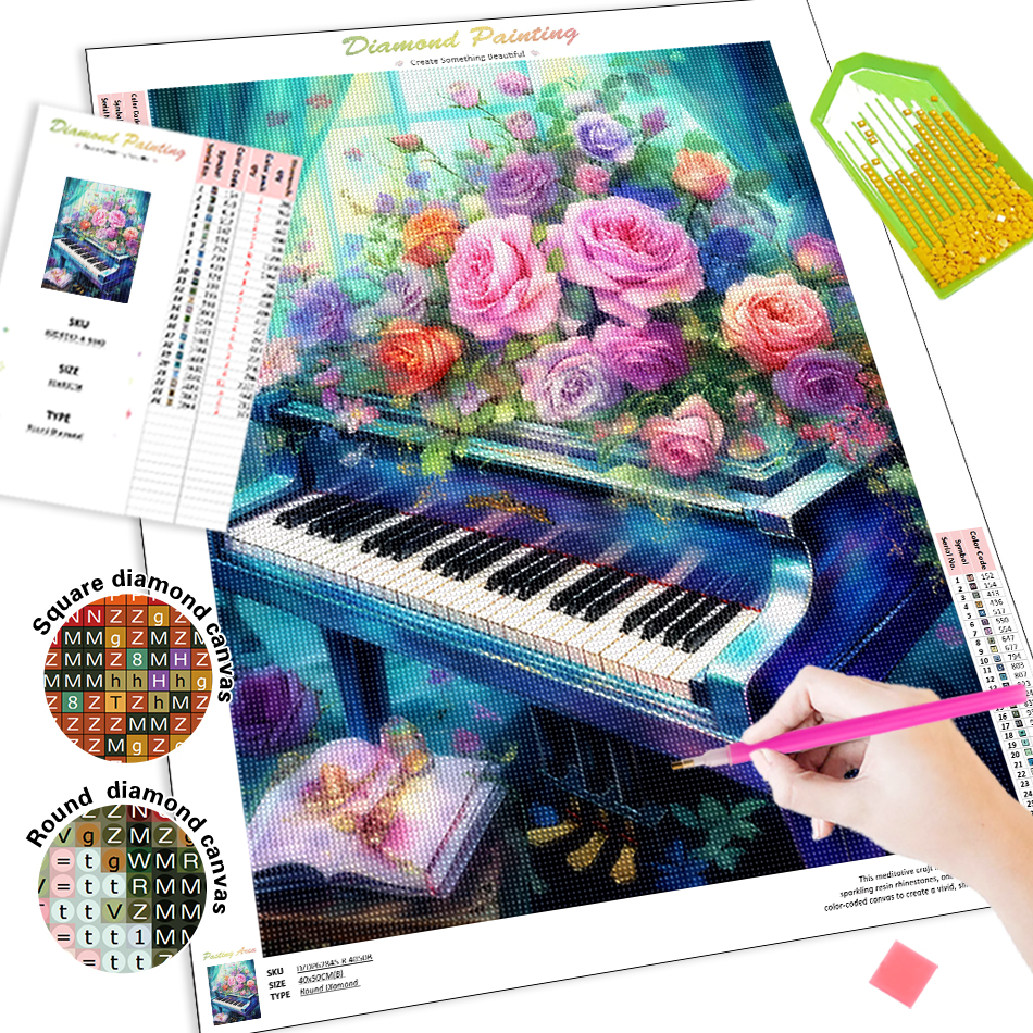 1pc frameless  Diamond Paintin - Embroidery Daisy บทวิจารณ์และราคา