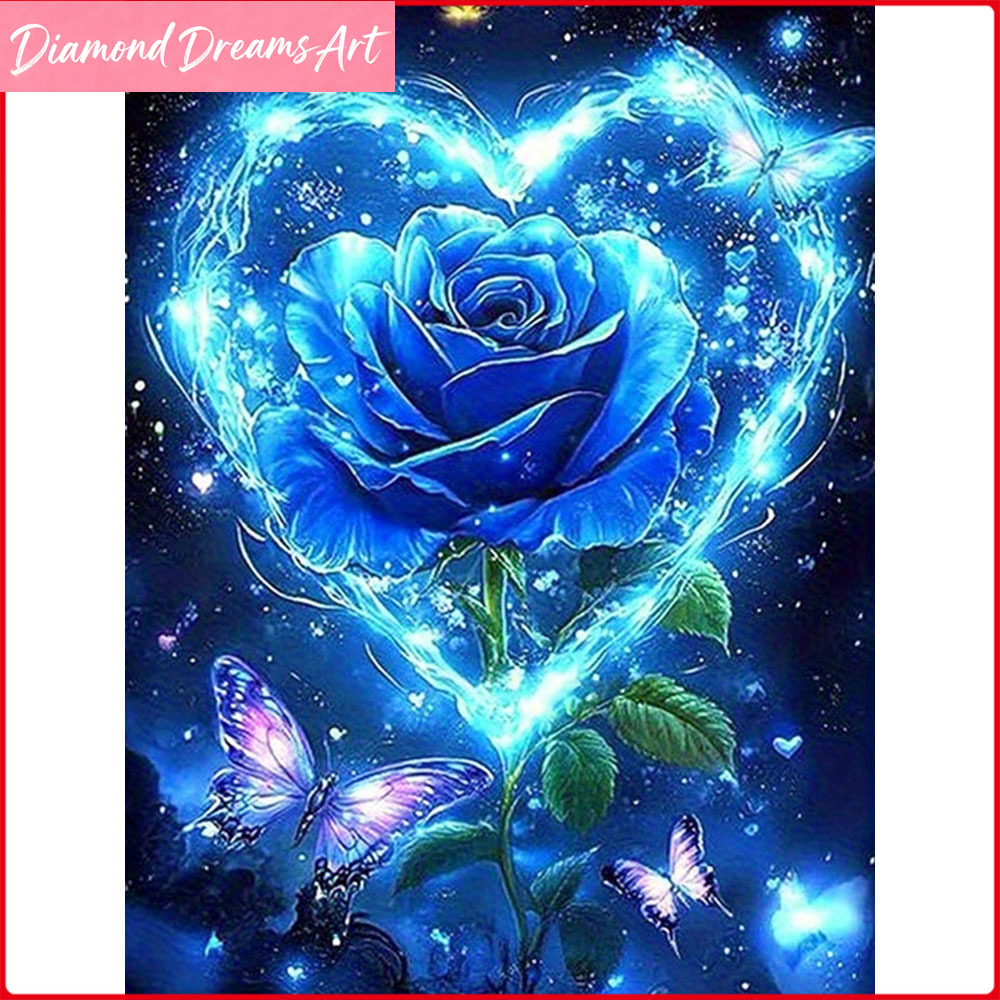 Full Square Round Diamond Pain - Embroidery Rose บทวิจารณ์และราคา