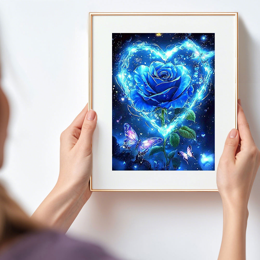 Full Square Round Diamond Pain - Embroidery Rose บทวิจารณ์และราคา