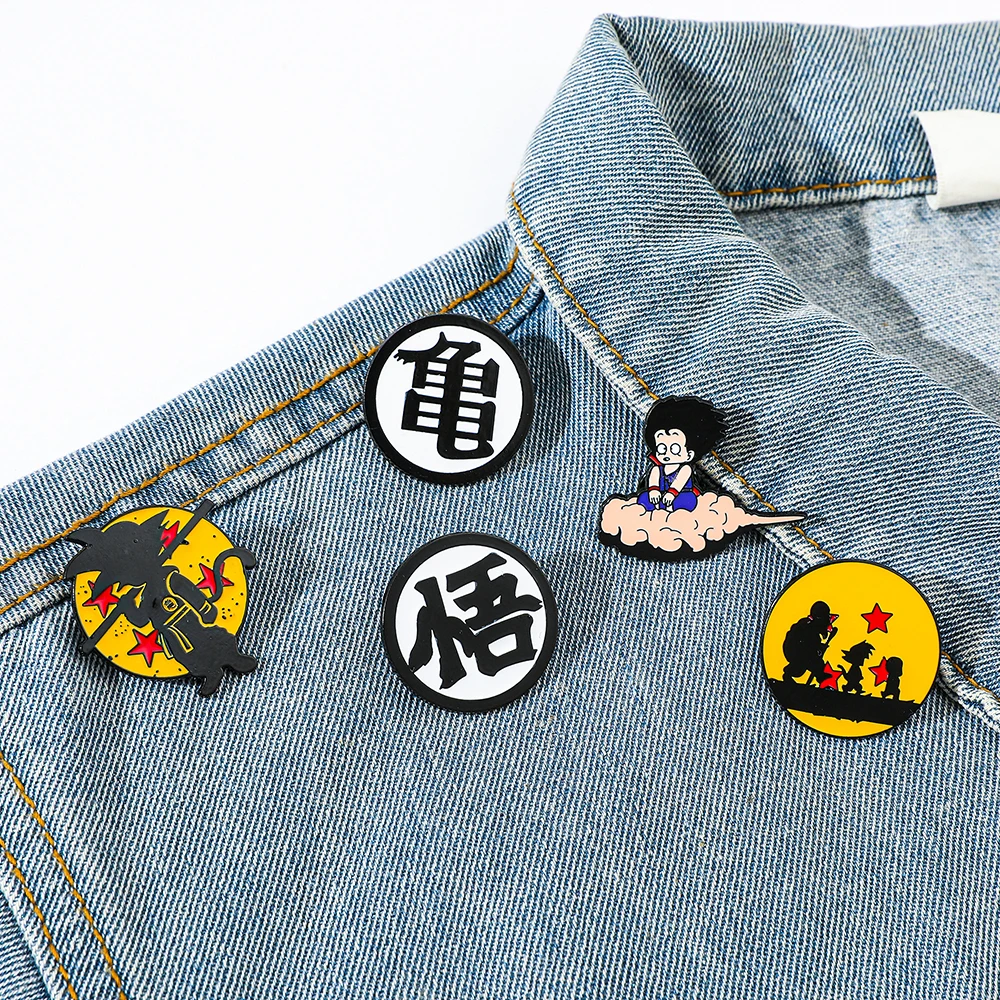 6 Pcs Hot Blooded Anime Brooch - Embroidery Tulle บทวิจารณ์และราคา