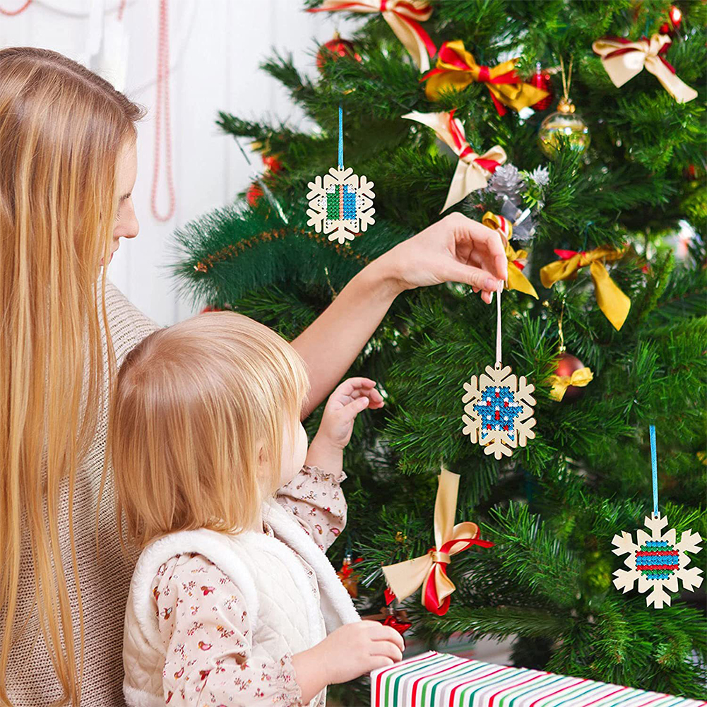 Cross Stitch Hanging Pendant G - Embroidery Xmas Decorations บทวิจารณ์และราคา